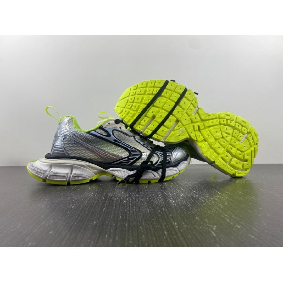 Balenciag* 3XL Sneaker 'Worn-Out - White Black Fluo Yellow'