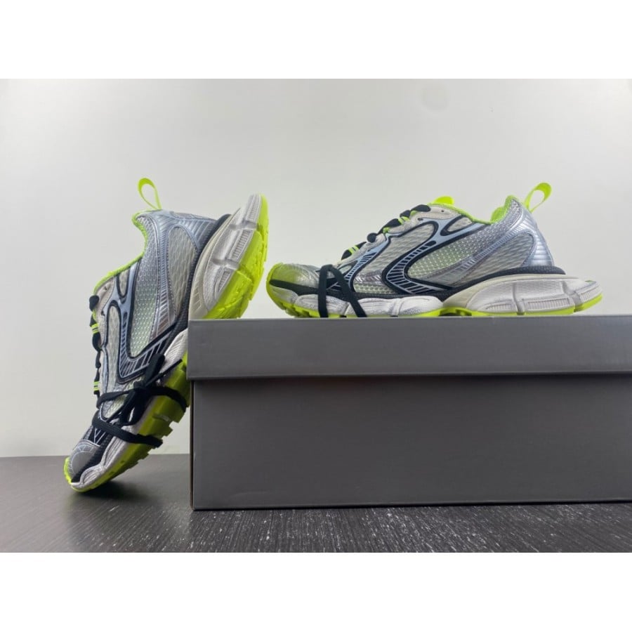 Balenciag* 3XL Sneaker 'Worn-Out - White Black Fluo Yellow'