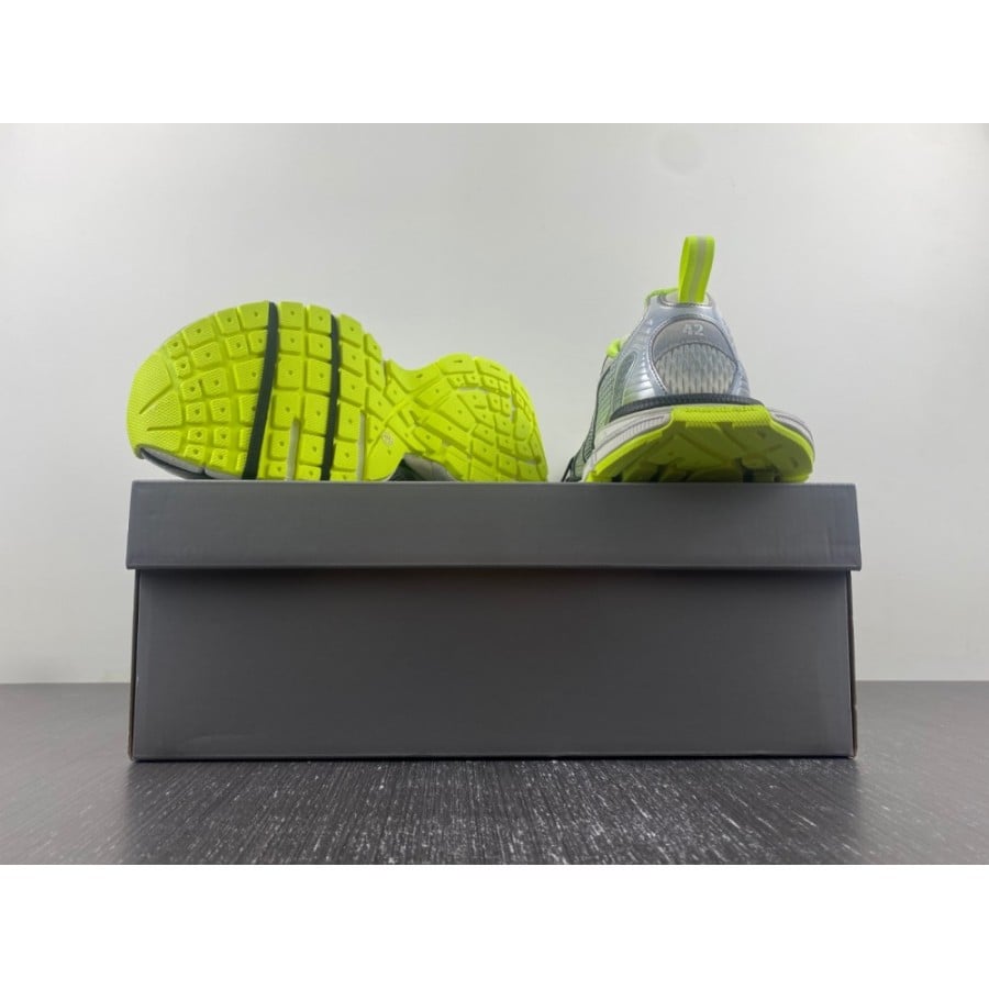 Balenciag* 3XL Sneaker 'Worn-Out - White Black Fluo Yellow'