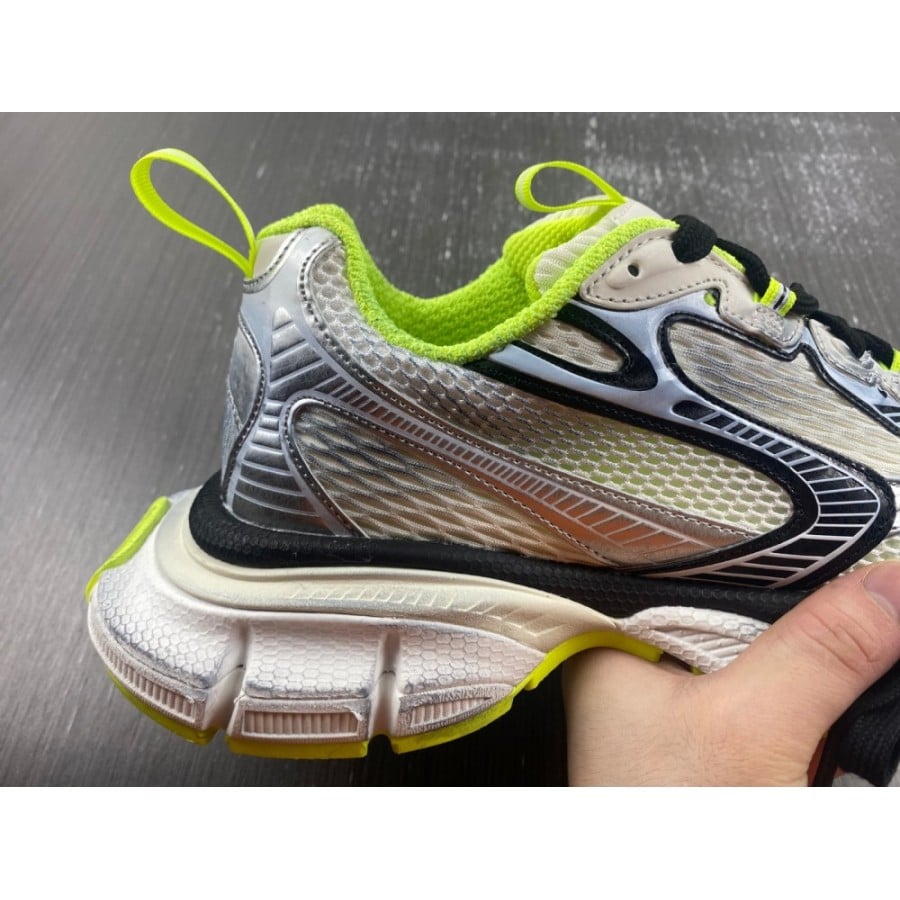 Balenciag* 3XL Sneaker 'Worn-Out - White Black Fluo Yellow'