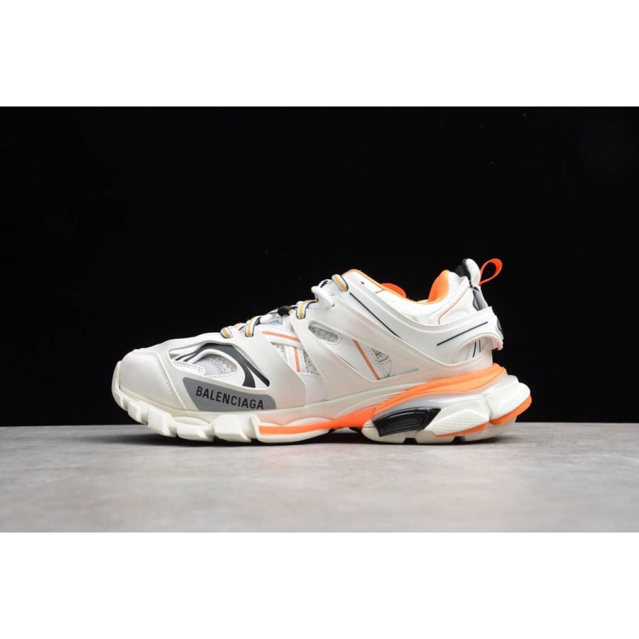 Balenciag* Track Sneaker 'White Orange'