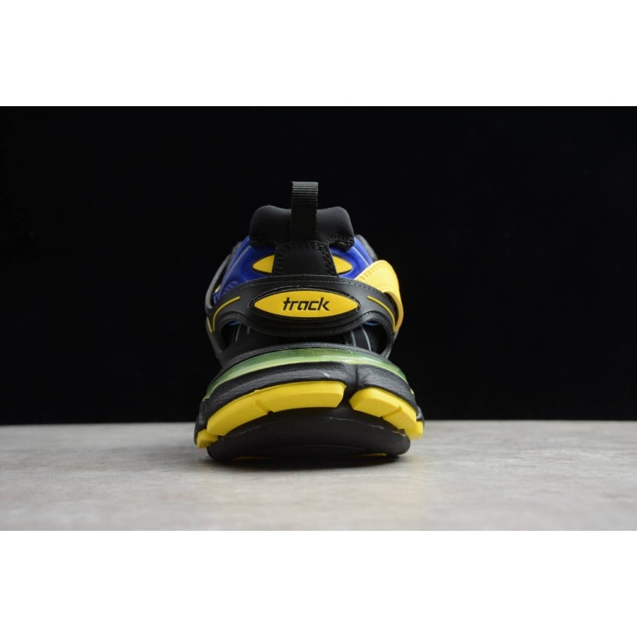 Balenciag* Track Trainer 'Black Yellow Blue'
