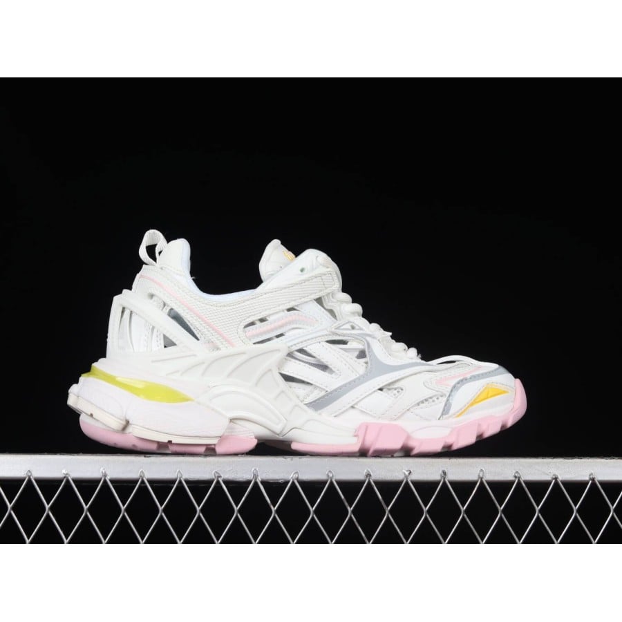 Balenciag* Wmns Track.2 Sneaker 'White Light Yellow'
