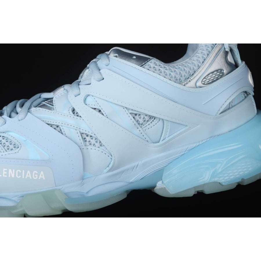 Balenciag* Track Sneaker 'Clear Sole - Light Blue'