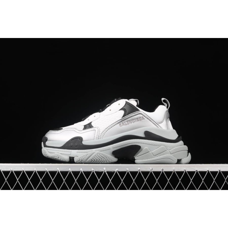 Balenciag* Triple S Sneaker 'Clear Sole - White Grey'