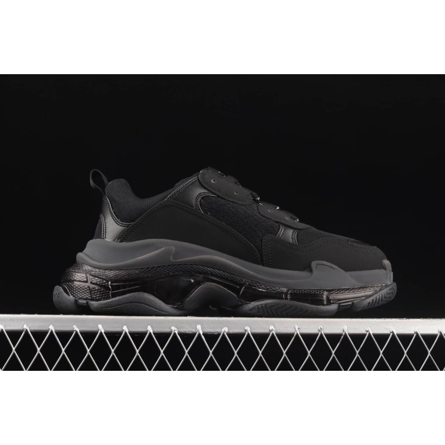 Balenciag* Triple S Sneaker 'Clear Sole - Black'