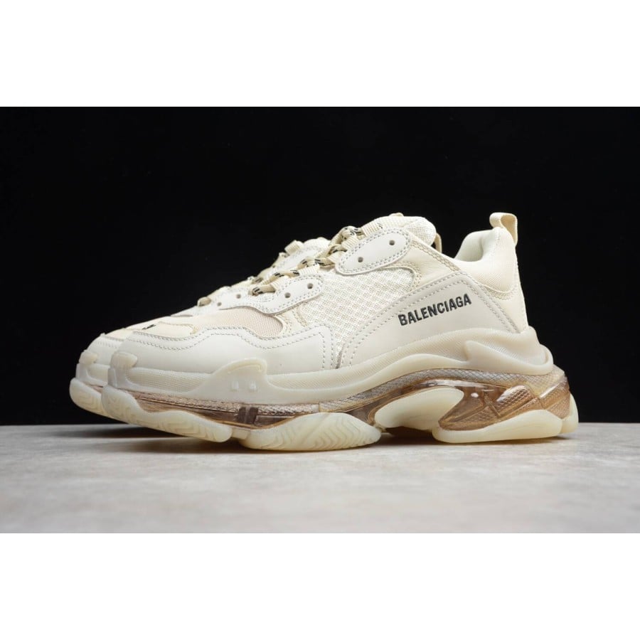 Balenciag* Triple S Sneaker 'Clear Sole - Off White'