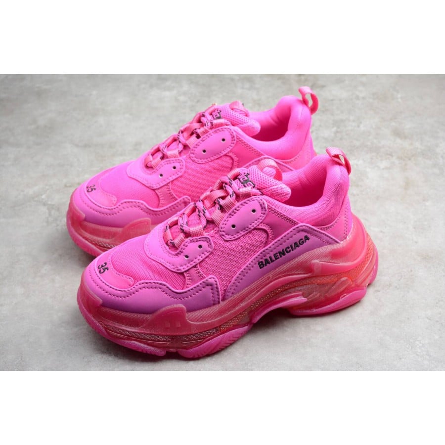 Balenciag* Triple S Sneaker 'Clear Sole - Pink'