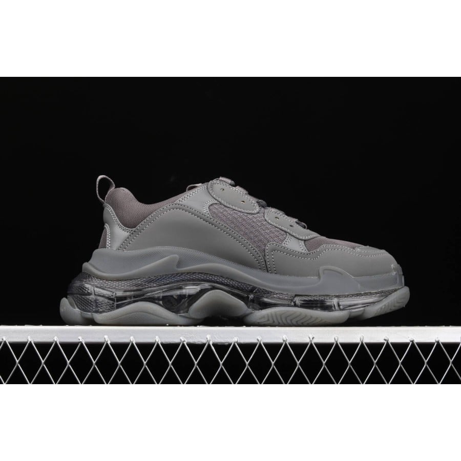 Balenciag* Triple S Sneaker 'Clear Sole - Dark Grey'